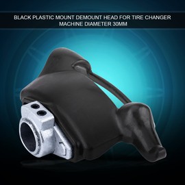 Mounting Head for Tyre Changer Machine, Tyre Assembly Head Disassembly Head Black Tyre Changer Machine, Plastic Mounting Head Disassembly Head Tyre Changer Machine with a Diameter of 30 mm