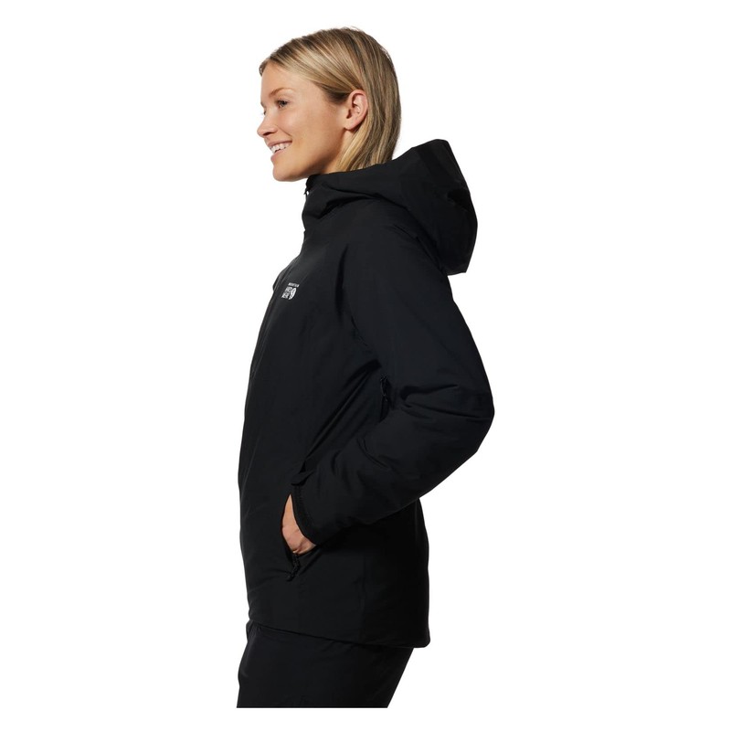 Mountain Hardwear Women's Stretch Ozonic Insulated Jacket, Black, Small