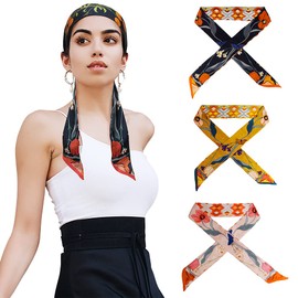 Aosome Handbag Scarf Hairband Fashion Handbag Handle Wrap Ribbon Scarf 3 Pcs