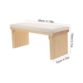 BIUDECO Nail Art Hand Rest Cushion Professional Manicure Pillow for Nail Salons and Home Use Durable PU Surface Comfortable Support for Hands and Wrists