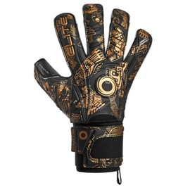 Elite Sports Aztlan Fingersave Goalkeeper Gloves - Professional Grade with Finger Spines for Ultimate Protection and Grip, Sizes 7-11 (8)