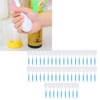 50pcs Bottle Sponge Brush Long Handle Cup Cleaning Sponge Brush