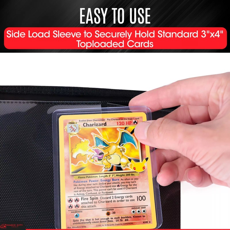 Magic City Vault | Leather TopLoader Binder | Holds 252