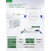 zouzai 20 Pack 4 Inch Ultra-Thin LED Recessed Ceiling Light