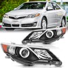 Headlights Assembly for 2012 2013 2014 Toyota Camry L/SE/LE/XLE/Hybrid Halogen