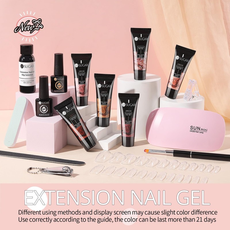 UR SUGAR Polygel Starter Set with UV Lamp