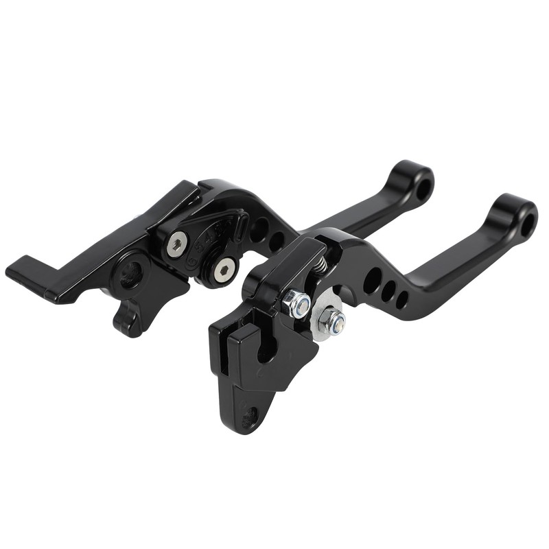Wacece ATV Clutch and Brake Lever Set Adjustable Handle for