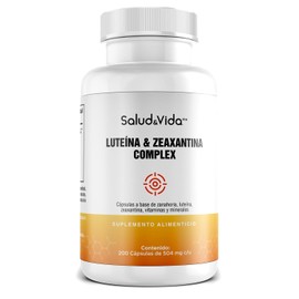 Luteína Zeaxantina Complejo Vitaminas Zinc Cobre Zanahoria 200 Cápsulas Suplemento Que Ayuda Mantener Salud Visual