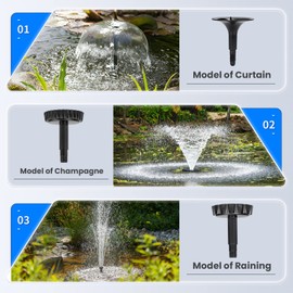 Anbull Pond Filter Fountain Pump, 660GPH 110V/50W Submersible Water Pump for Outdoor Ponds, All-in-One Pond Filter System with 5W UV-C Lamp for Clearing Pond Garden Fish Tank Aquarium