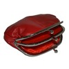 Coin Purse Double Frame with Zipper Pocket (Red)