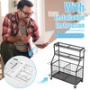 WUC Sports Equipment Organizer - Garage Ball Storage Rack with