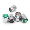 GODESON Pack of 20 Chrome Plated Brass Tire Valve Stem