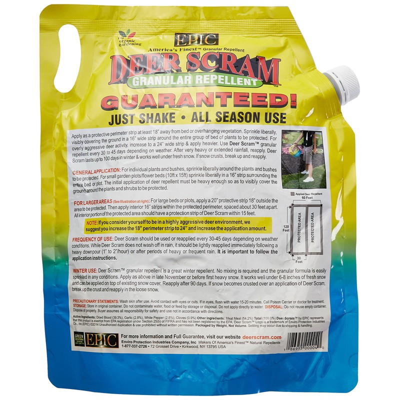Epic Deer Scram Granular Repellent, 2 lb,