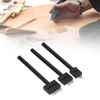 3Pcs Leather Perforated Tool Black Tooth Durable Quick Easy DIY