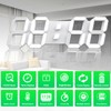 3D LED Wall Clock Brightness Adjustable Innovative 3D Table Wall