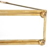 Mirror Jewelry Tray Glass Perfume Storage Tray Jewelry Plate Golden