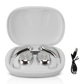 Translation Ear Buds, 144 Languages Translation Earbuds Real Time, Bluetooth Translation Earbuds, HD Sound Quality, Noise Cancelling, Music Playing (Silver)