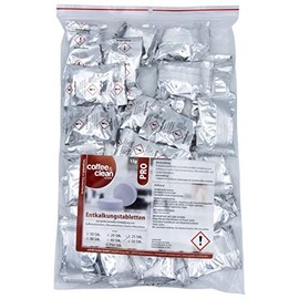 25 Descaling Tablets 15g for Fully Automatic Coffee Machines by Bosch Jura Melitta Miele Saeco Siemens WMF