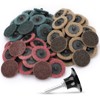 SUNJOYCO 90pcs 2 inch Quick Change Sanding Discs, Nylon Surface