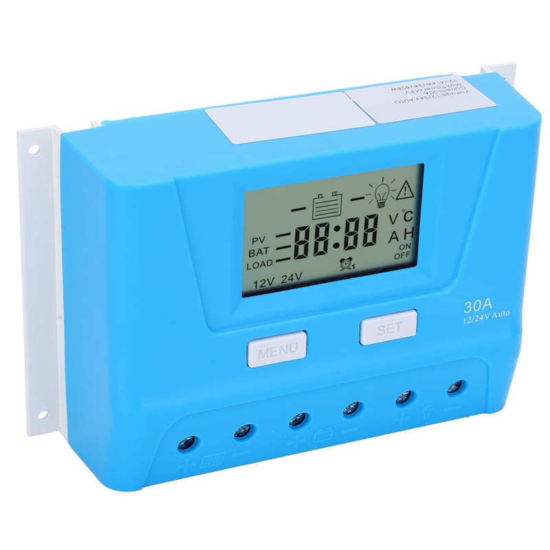 Solar Panel Regulator Charge Controller Industrial Supplies PWM 12/24V 30A