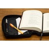 Dicksons Soft Black Embossed Cross with Front Pocket Leather Look