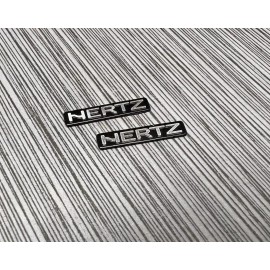 Unbranded 2 x Emblem Speaker Badge Decal Replacement fits Hertz Speaker 3D Car Audio Badge