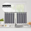 WdFour 100% Blackout Pinch Pleated Kitchen Curtains,cafa Curtains, are Perfect