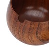 Sour Jujube Wood Condiment Jar Japanese Safe Dustproof Classic Flip