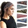 DRESHOW Pack of 6 Women's Boho Headbands, Printed Headbands, Knots,