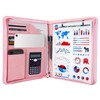 GraduatePro A4 Clipboard Folder Leather Zipped Portfolio Conference Presenter Document