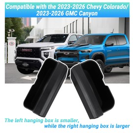 Sinminou Center Console Organizer Compatible with 2023-2026 Chevy Colorado/2023-2026 GMC Canyon, Armrest Storage Box＆Gear Shift Organizer Tray Interior Truck Accessories
