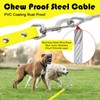 Waterproof Recall Lead for Dogs, with Chew Proof Tie-Out Leads,
