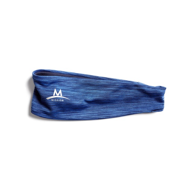 Mission Enduracool Lockdown Cooling Headband, Royal Blue Space Dye