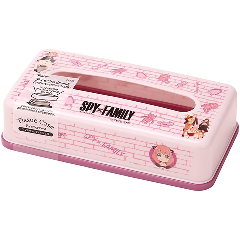 Skater TSST0-A SPY x FAMILY Tissue Paper Stocker for Soft