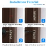 BOKWORE 2PCS Sliding Door Keeper Patio Sliding Door Keeper Sliding
