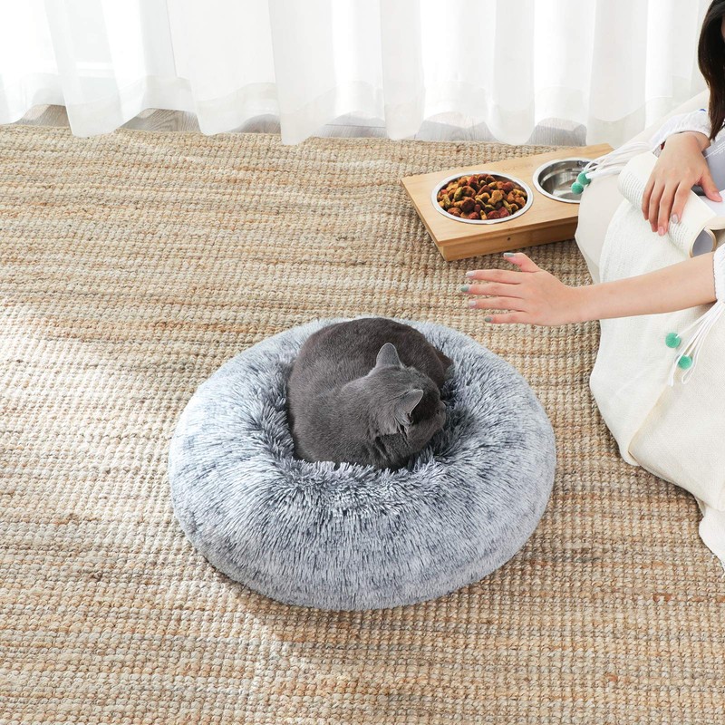 Feandrea Feandrea Dog Bed, Donut Cat Bed, Fluffy Calming Pet