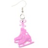 Ice Skate Earrings Hypoallergenic Silver Plated Fishhooks Yazzle Dazzle Skates