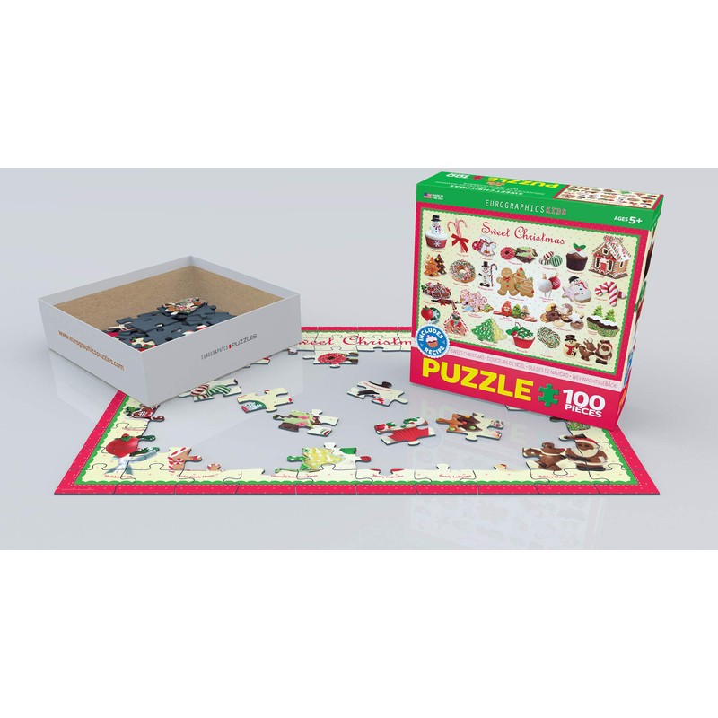 Sweet Christmas Puzzle, 100-Piece