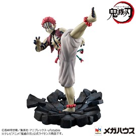 MEGAHOUSE CORPORATION GEM SER Demon Slayer KIMETSU NO Yaiba Upper 3 AKAZA PVC FIG