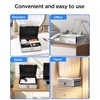 AICase Biometric Fingerprint Storage Box Portable Money Jewelry Safe Combination