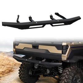 Rear Bumper, A & UTV PRO Rear Brush Guard Compatible with 2018-2024 2025 Polaris Ranger 1000 / XP 1000 / Crew XP 1000 Brushguard Accessories Replacement OEM #2882529, Black