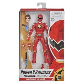 Power Rangers Lightning Collection Dino Thunder Red Ranger 6-Inch Premium Collectible Action Figure Toy with Accessories
