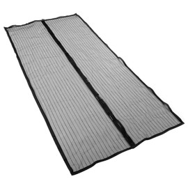 Keenso Mosquitera Magnética para Puerta, 100x210cm, Cortina Antimosquitos, Cierre Automático, Negro