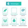 Outdoor WiFi Extender 1200Mbps 2.4G 5.8G Dual Band IP65 Waterproof