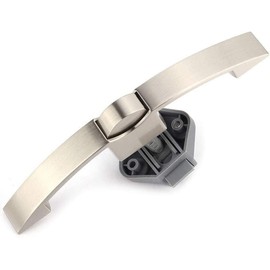 POFET Arc Push Button Pull Catch Lock Furniture RV Cabinet Door Drawer Latch Lock(P08-128-PN)