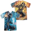 Mortal Kombat- Sub Zero Vs. Scorpion (Front/Back) T-Shirt Size XL