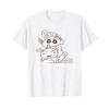 Crayon Shin-chan Sunflower & Shiro T-Shirt, wht, S