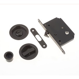Sliding Door Bathroom Mortice Lock - Dark Bronze