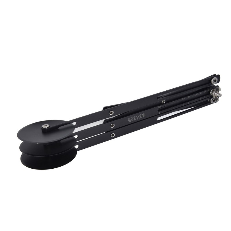 3 Wheel Stainless Steel Pastry Cutter Adjustable Expanded 3 Wheel