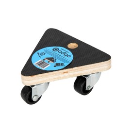 ADGO Transport Platform Triangular Laminated Furniture Roller Board Transport Roller Transporter Furniture Dog 130 x 130 x 130 mm Max. 100 kg